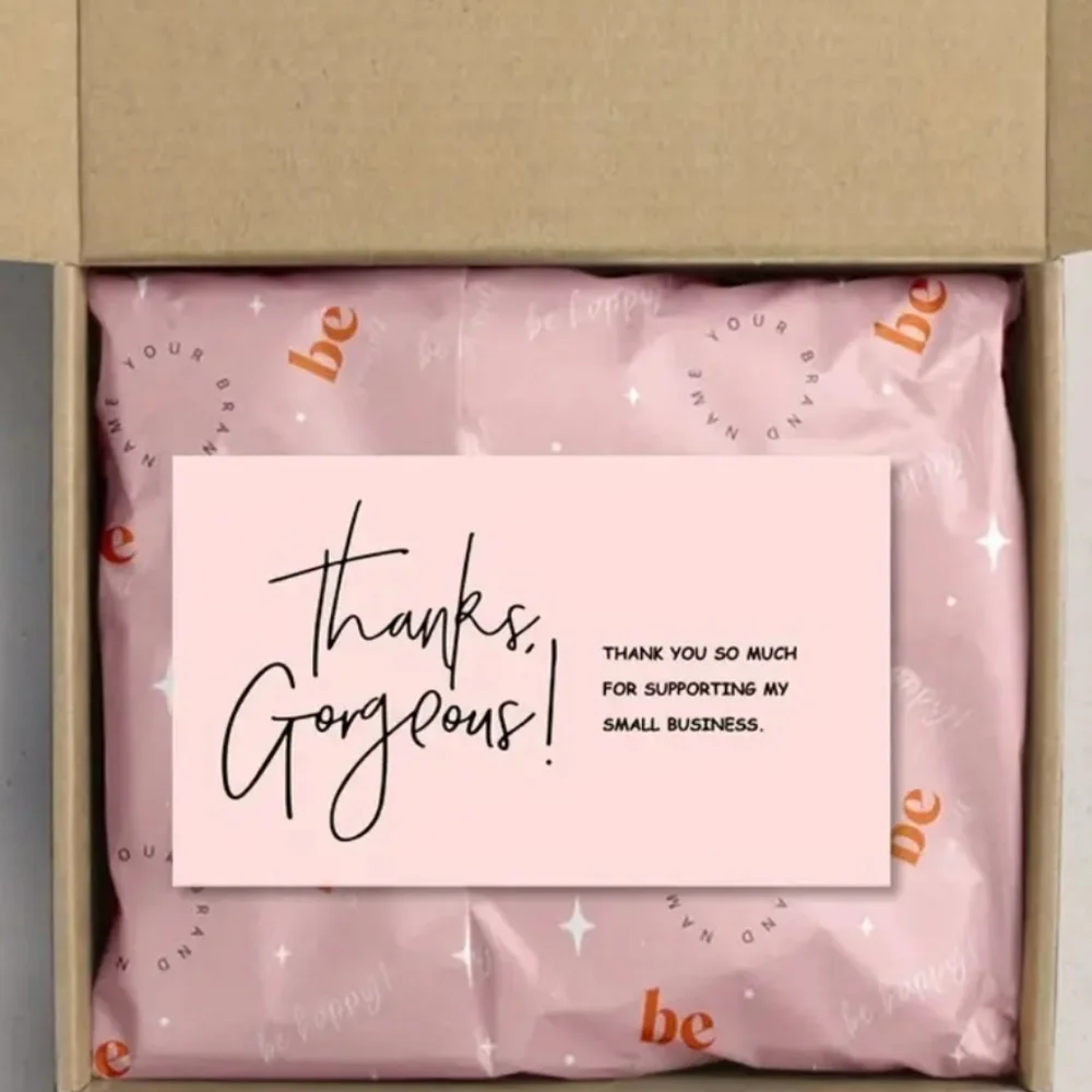100 Thank Thank You Business Cards